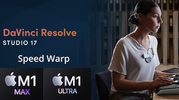 M1 Ultra vs M1 Max Optical Flow Speed Warp Speed Test DaVinci Resolve 17
