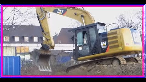 Real excavator load land for dump truck | Cat 320D