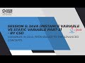 Instance vs Static Variable | Java | Day 5 | Job Assurance Internship/Training | Pay After Placement