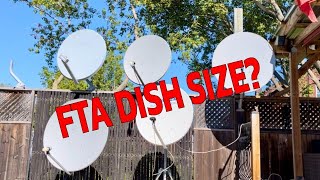 FTA Satellite TV - What Size Dish Do I Need?