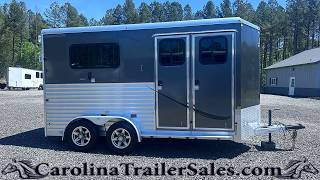 2020 Merhow 2 Horse Straight Load Bumper Pull Tour