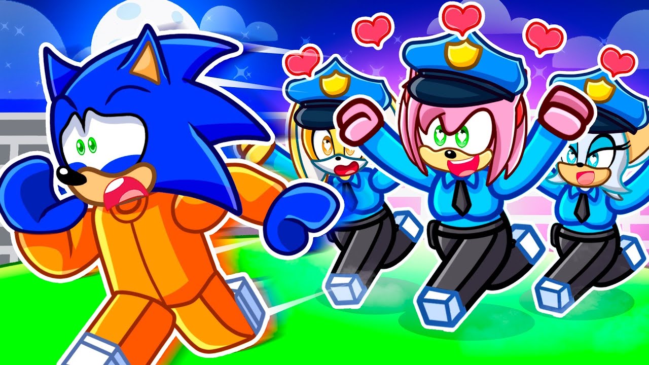 Sonic VS Prisión del AMOR de Solo Chicas en Roblox SNAPCHAT!