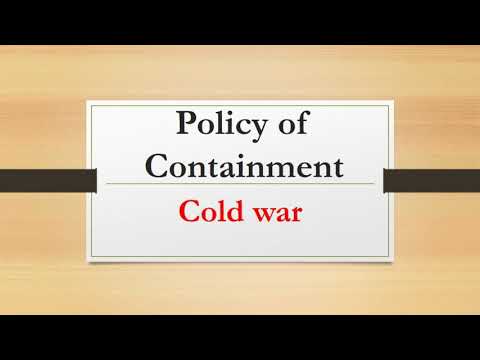 The Policy Of Containment |Cold War|
