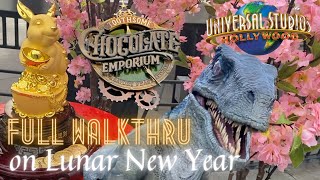 Universal Studios Hollywood | Full Walkthrough on Lunar New Year | Toothsome Chocolate Soft Opening! screenshot 1