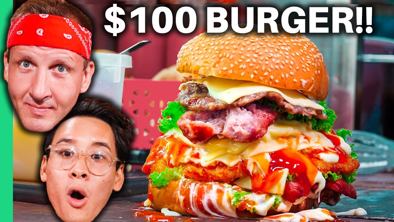 $2 Burger VS $100 Burger!! LUXURIOUS Burger Experience!! | Best Ever Food Review Show