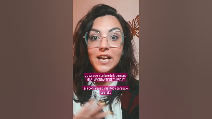 ¿Quién es la persona más importante de tu vida?
