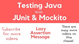 JUnit 5 Lazy Assertion Message