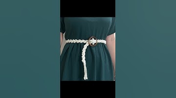 Cinto Macrame  #macrame#belt#handmade#cinto#modaboho#bohostyle#natural#moda#acessorios #diy