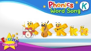 phonics word song k english songs educational video for kids