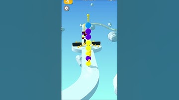 Stack Rider 🏄| Gameplay #34 |💇‍♀️ Walkthrough (Android, iOS) 😱| All Levels |  #shorts