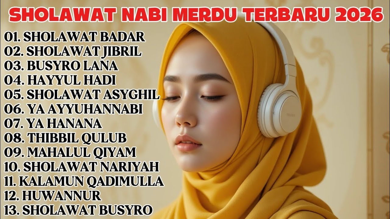 Sholawat Terbaru 2026 Penarik Rezeki & Pembuka Pintu Berkah | Jibril, Badar, Nariyah Merdu