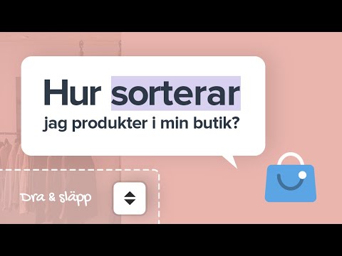 Video: Hur Man Ordnar Produkter