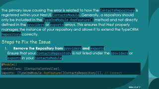 Celebrity Fixing the Cannot read property 'createQueryBuilder' of undefined Error in NestJS using TypeORM Net Worth
