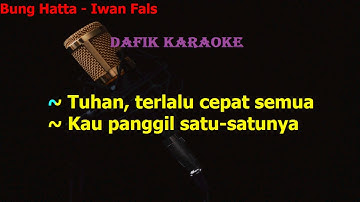 Bung Hatta- iwan fals karaoke.