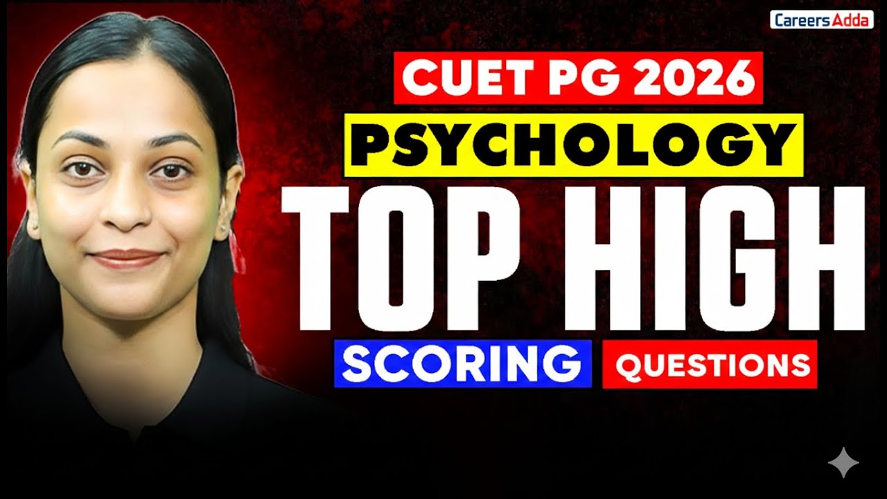 CUET PG Psychology 2026 | High Scoring Questions - YouTube