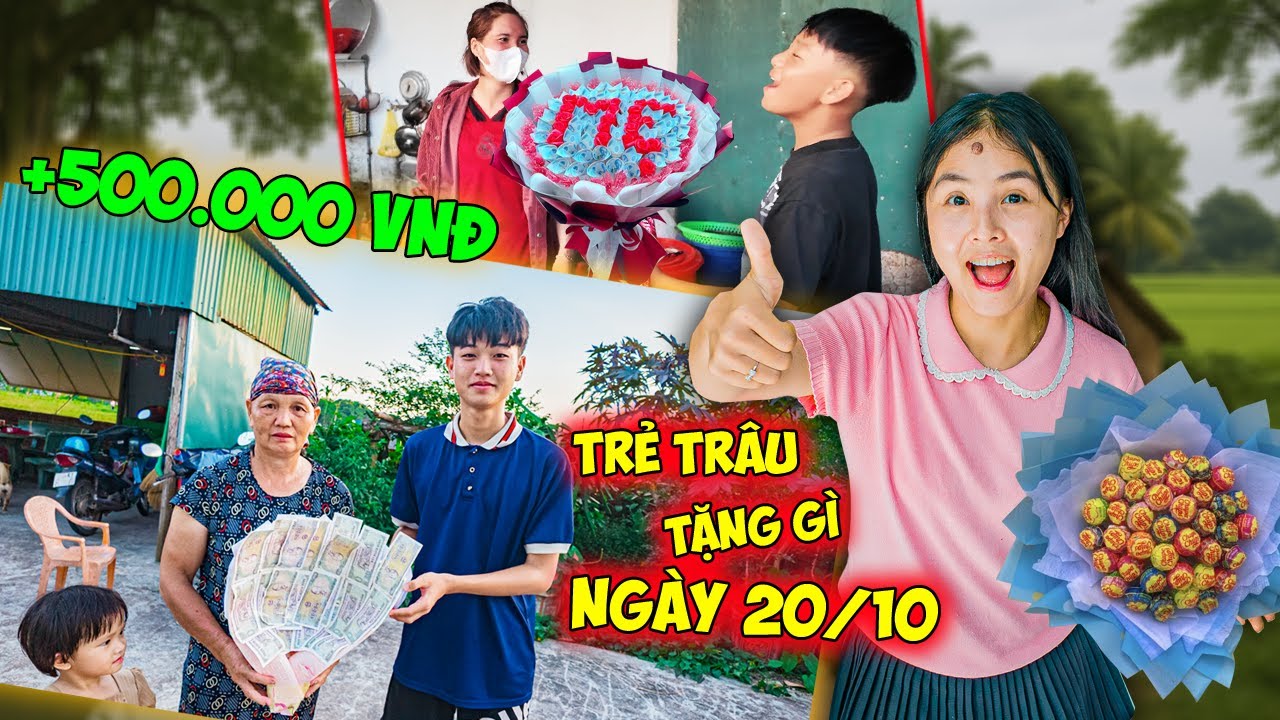 Hằng Hóng Hớt Thử Thách Làm Qùa Handmade Tặng Mẹ & Bà Ngày 20/10 Của Team Trẻ Trâu