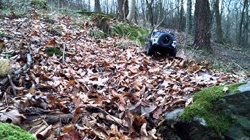 Axial Scx10 Jeep C/R edition - first run in the woods
