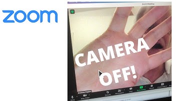 ZOOM: How to TURN OFF CAMERA on ZOOM (stop video)