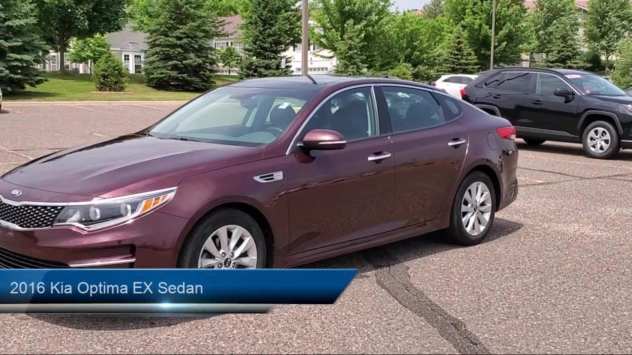 2016 Kia Optima EX Sedan N11455B St. Paul Minneapolis Maplewood White Bear Lake Woodbury. YouTube