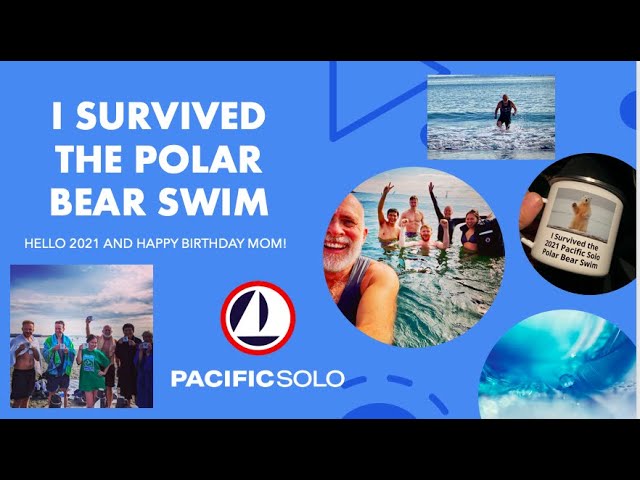 I survived the Polar Bear Swim.  2021! Bring it on! ( sailing, Year of the Cow, Never Too Late)