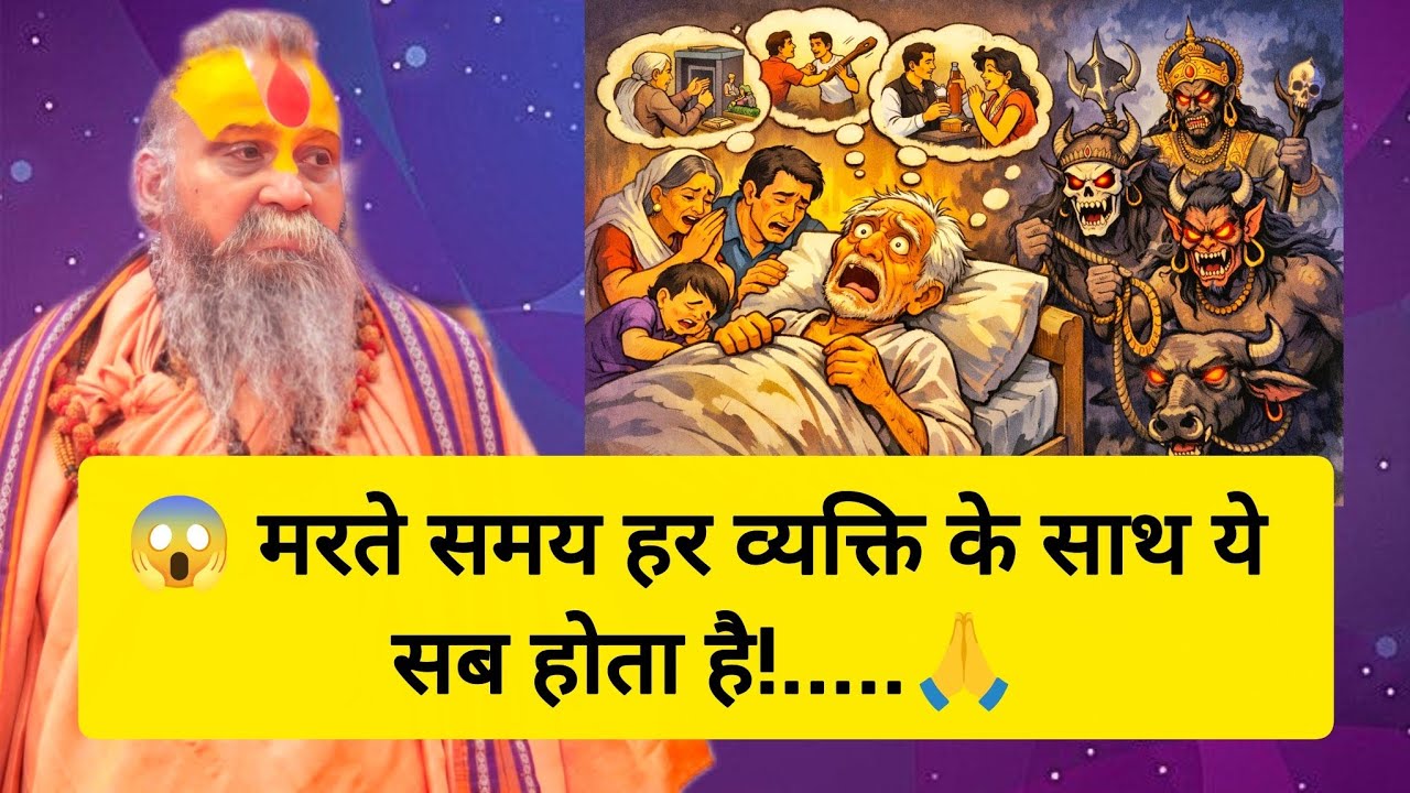 😱 मरते समय हर व्यक्ति के साथ ये सब होता है!.....🙏