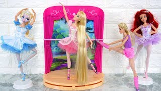 Ballerina Barbie in Pink Shoes Ballet Studio & Stage balet putri boneka Barbie Bailarina Boneca