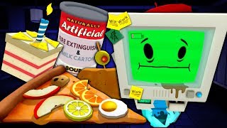 CURSED FOODS from the WORST EMPLOYEE  Job Simulator (VR)