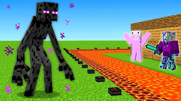 Mutant Enderman VS The Most Secure Minecraft House!