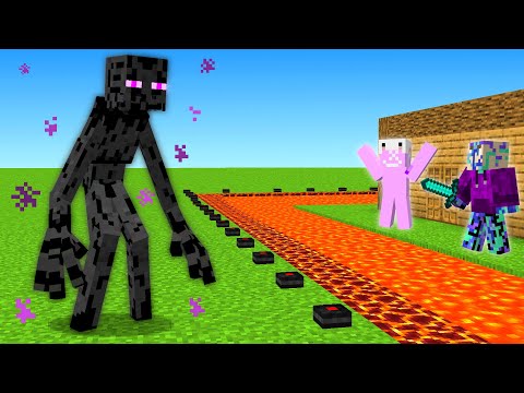 Mutant Enderman VS The Most Secure Minecraft House!