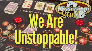 🔥Mississippi Stud🔥 W/OSS & @vegaslowrollermom The Power Or Our Luck Is Undeniable On This HOT Table!