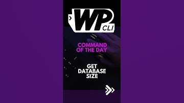 🔥 WP-CLI Magic: Get WordPress Database Size Instantly! #WordPress #WPCLI