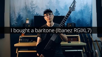 I bought a baritone 7 string (and played Doomsday by Architects)