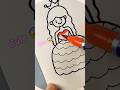 How to Draw Cute Doll easy #shortsfeed #shorts #easydrawing #art #ytshorts