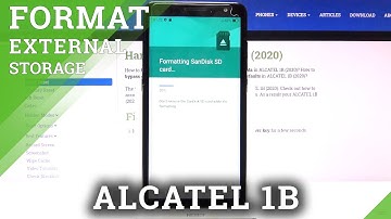 How to Format SD Card in ALCATEL 1B – Fix SD Card Number