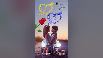 #J love C status|| name art video #whatsappstatus