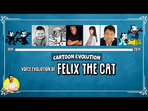 Voice Evolution of FELIX THE CAT - 100 Years Compared & Explained | CARTOON EVOLUTION