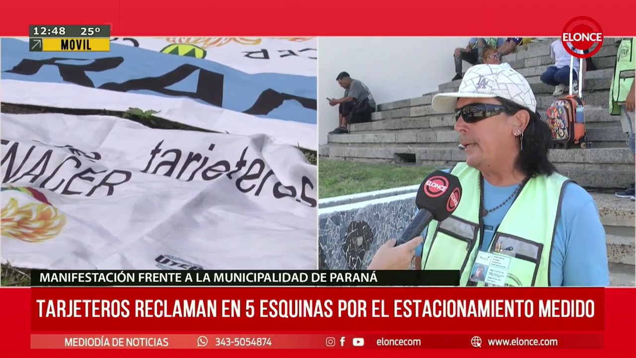 Tarjeteros reclaman en 5 esquinas por el estacionamiento medido - Elonce