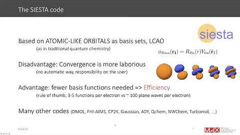 MAX Webinar 2020 - SIESTA basis sets and scaling