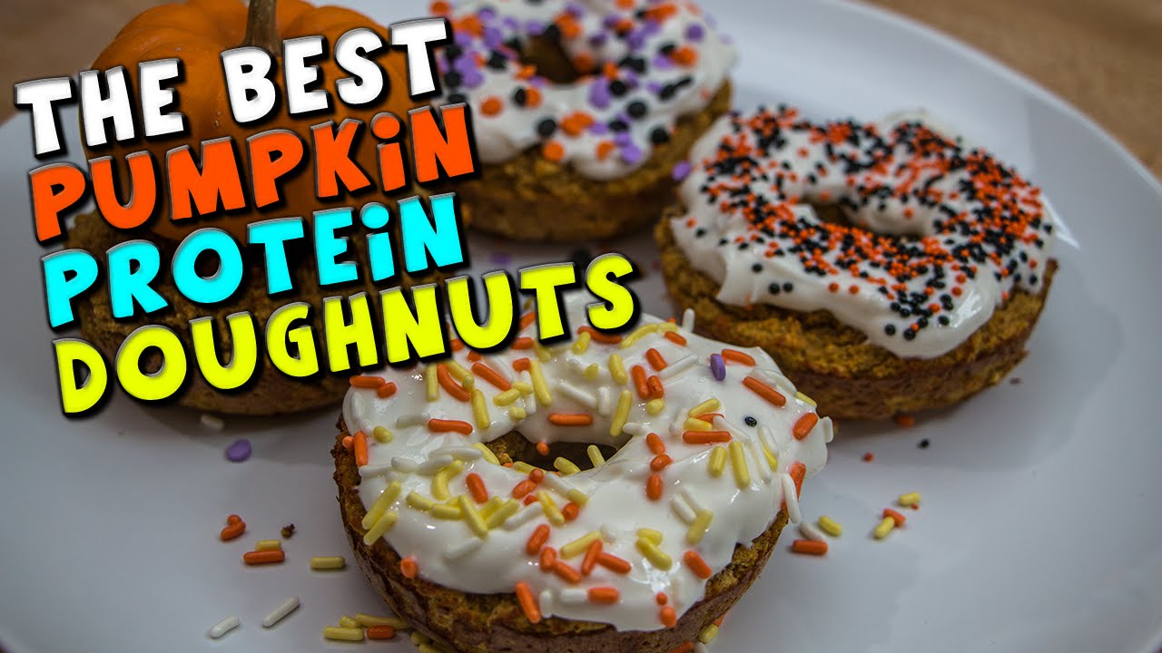 How To Make Pumpkin Protein Donuts YouTube