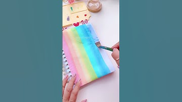 Rainbow front Page Design #shorts #art #youtubeshorts