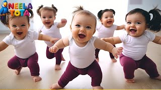 Jingle Bells 🎄 Kids &amp; Toddlers Dance | Christmas Song 2025 | Baby Dance | Nursery Rhyme | Neela Tota