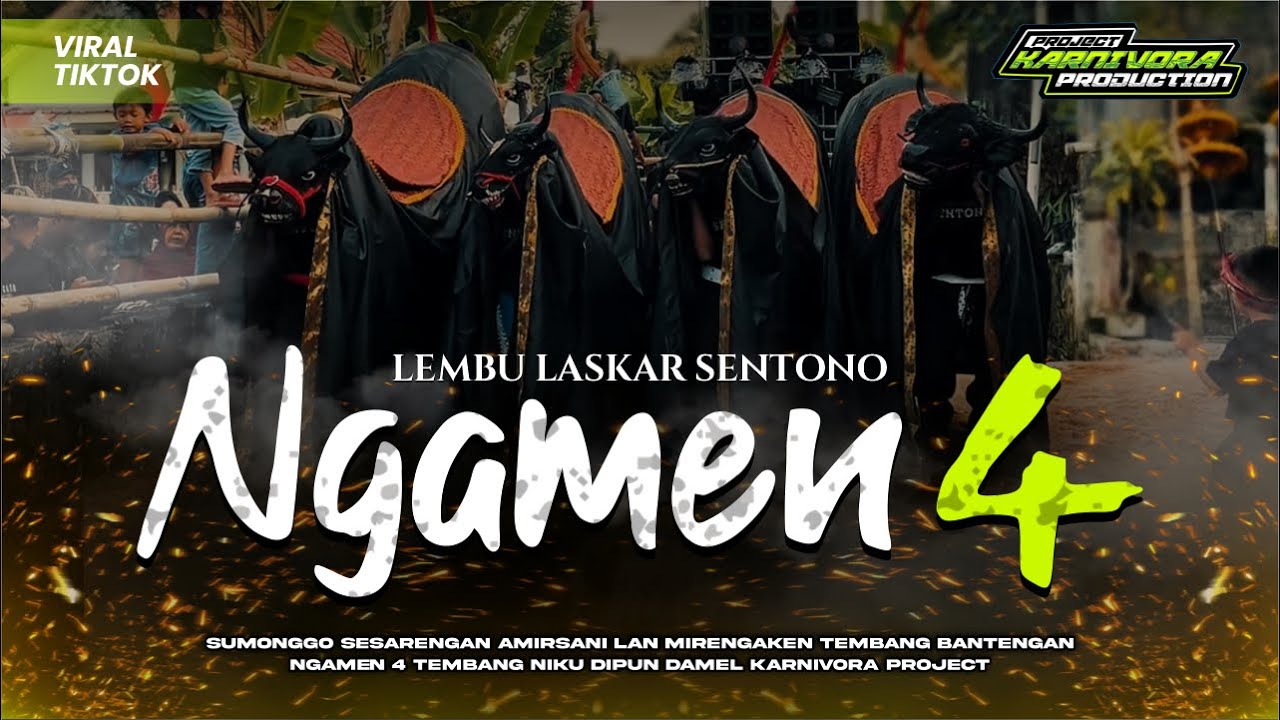 DJ BANTENGAN‼️ NGAMEN 4 | LEMBU LASKAR SENTONO, FROM KARNIVORA PROJECT 