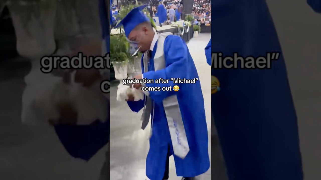 Graduation after the “Michael” Movie 🔥🎓 #idjrock #michaelmovie #michaeljackson #graduation