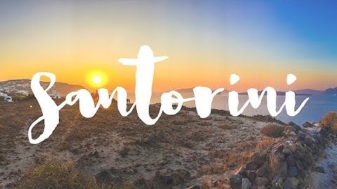 DISCOVER SANTORINI - WHAT TO DO in 45 sec | GOPRO