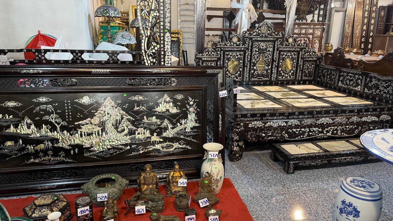 27/2/2026 giường Tam Thành Khảm, tranh đồng quê xưa, đồng hồ bi sàn #0707074844 