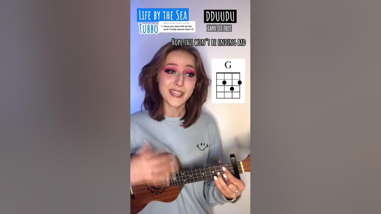 Tubbo Life By The Sea Guitar Chords Ukulele cover/chords for song Life By The Sea by Tubbo #shorts - YouTube