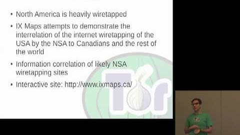 Recon 2011 Internet Filtering by Jacob Appelbaum July 10, 2011