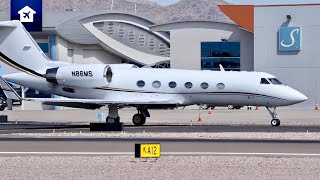 Gulfstream Giv-Sp Departing Scottsdale Live Atc