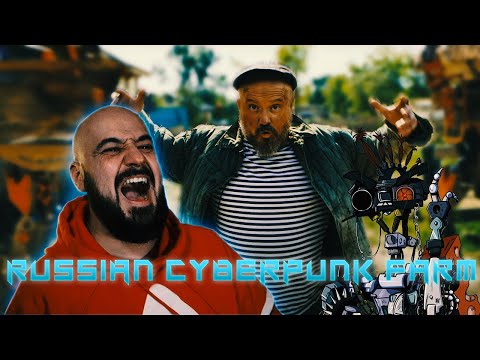 💎  Реакция на RUSSIAN CYBERPUNK FARM // РУССКАЯ КИБЕРДЕРЕВНЯ 💎