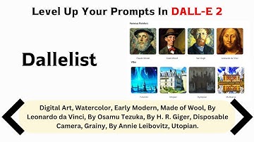 Level Up Your Prompts with Dallelist & DALL-E 2 | Dallelist Demo